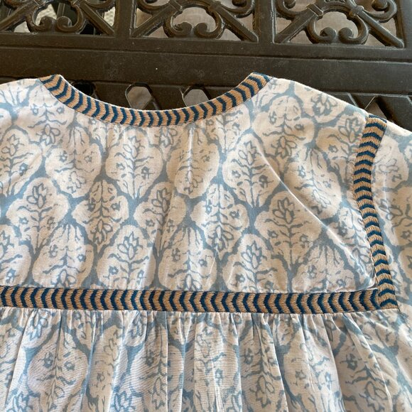 Oversized J Crew Embroidered Cotton Tunic - Size 00 - Picture 9 of 13